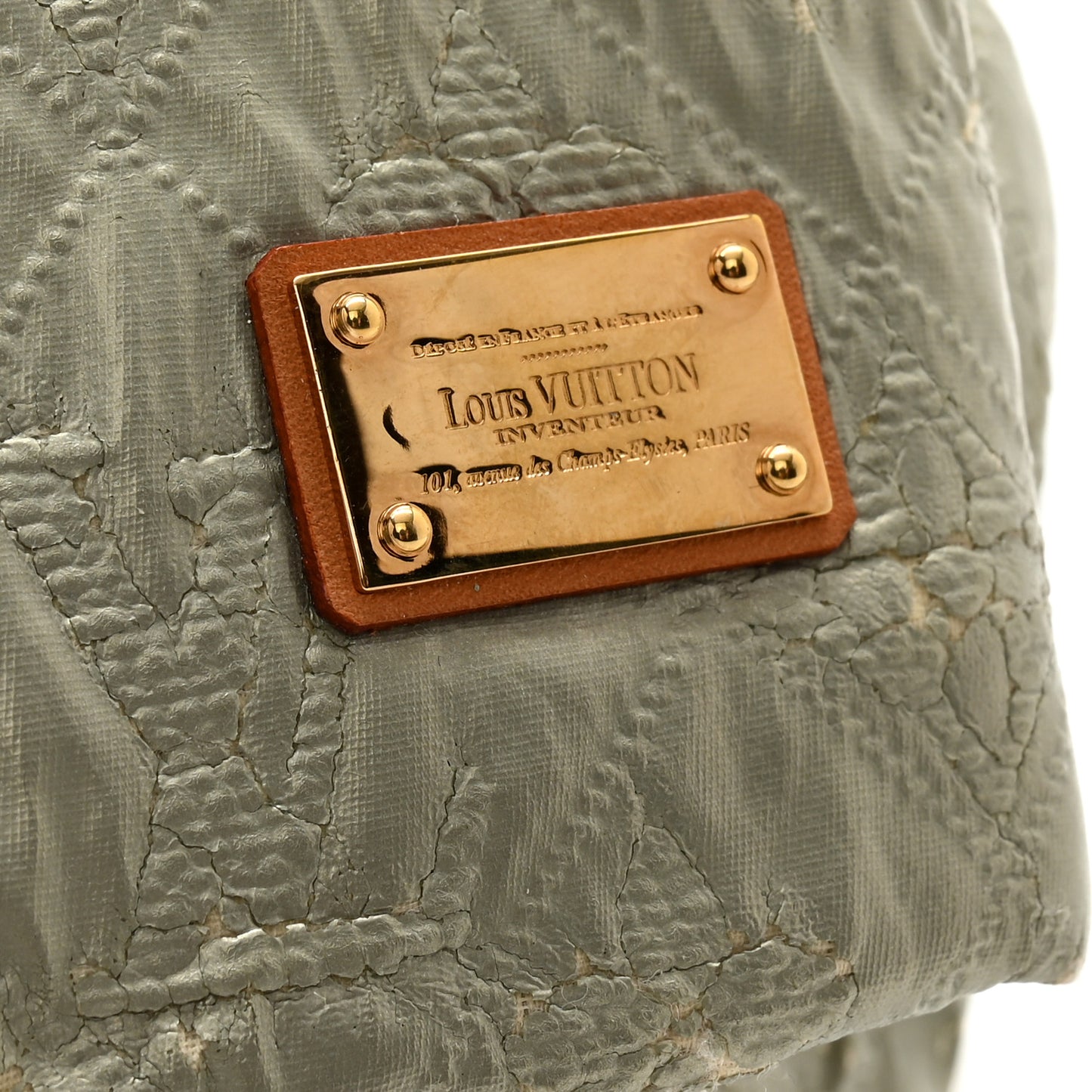 Jacquard Quilted Monogram Limelight Clutch GM Perle