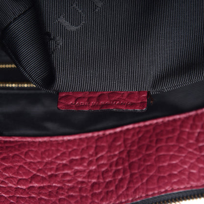 Burberry Heritage Grain Check Embossed Medium Dewsbury Tote Dark Plum 7 of 10