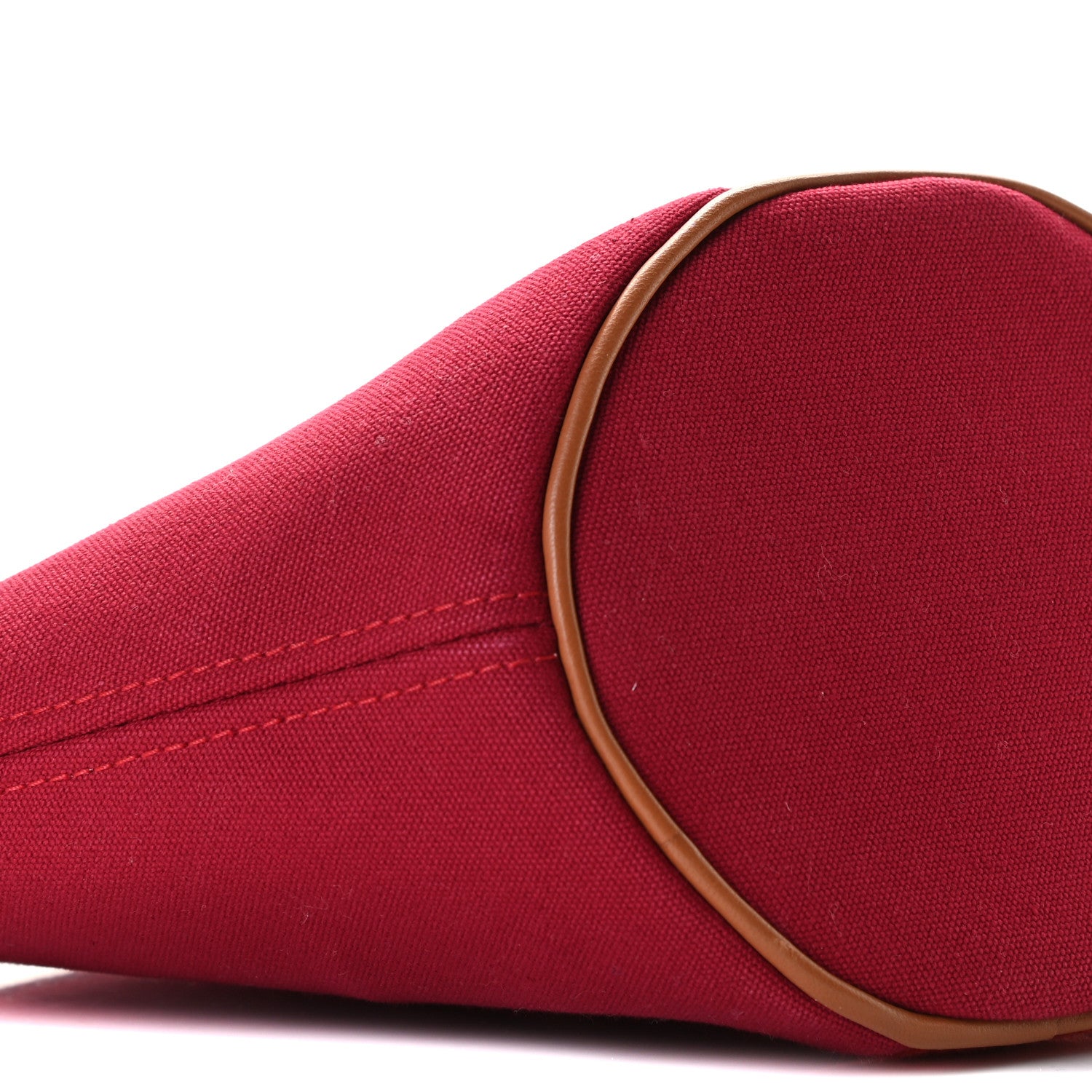 Hermes Cotton Twill Mini Palmyre Bag MM Rouge Vif Prune 8 of 9