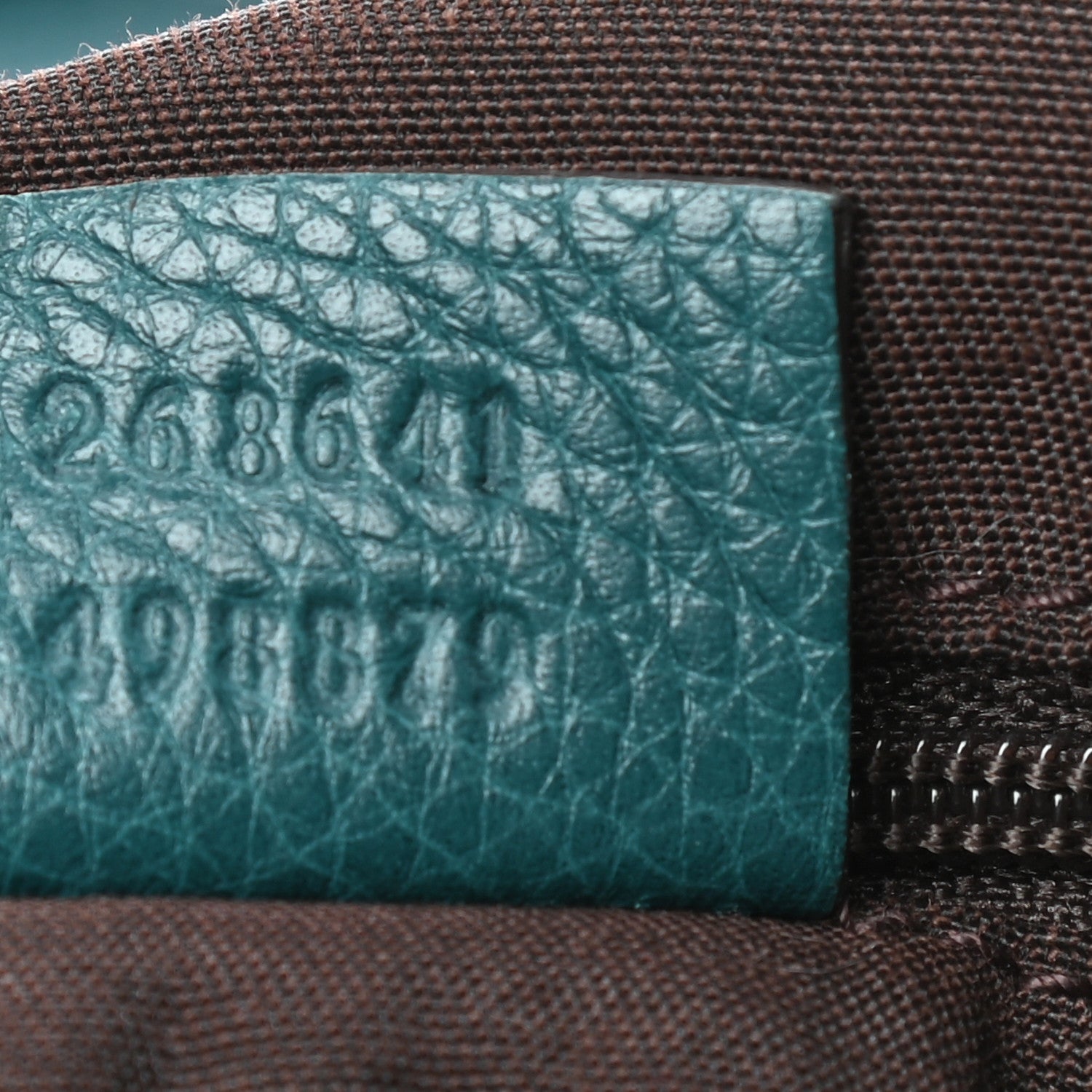 Gucci Pebbled Calfskin Medium Abbey Convertible Tote Green 7 of 10