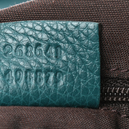 Gucci Pebbled Calfskin Medium Abbey Convertible Tote Green 7 of 10