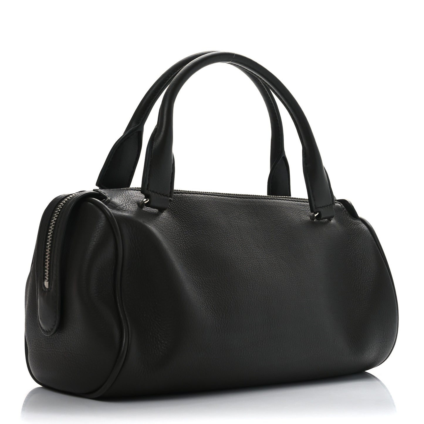 Grained Calfskin Edith Bag Koala Grey