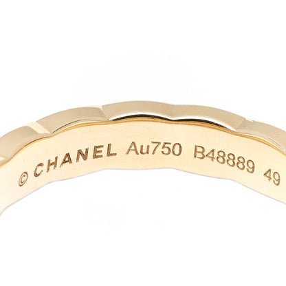 Chanel 18K Yellow Gold Mini Coco Crush Ring 49 4.75 4 of 5