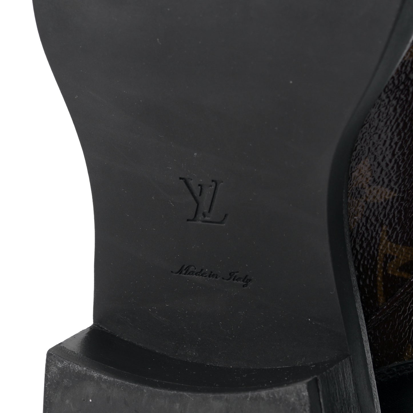 Calfskin Monogram Wonderland Flat Ranger Boots 40 Black