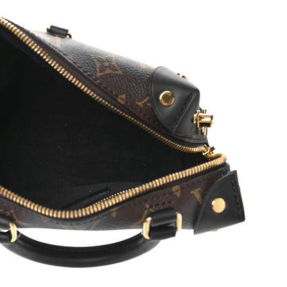 Louis Vuitton Monogram Petite Malle Souple Black 6 of 9