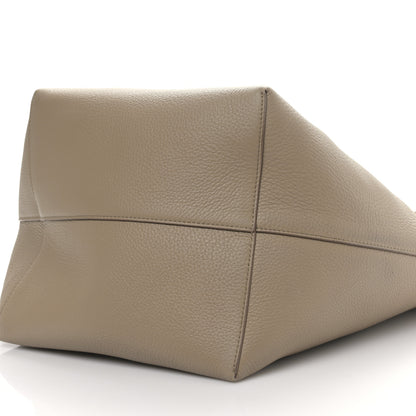 The Row Grained Calfskin Large N/S Park Tote Dark Taupe 8 of 10