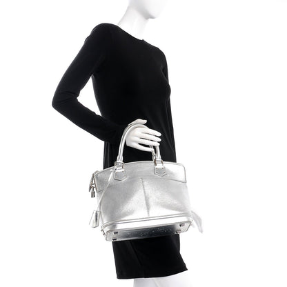 Louis Vuitton Suhali Lockit PM Silver 2 of 8