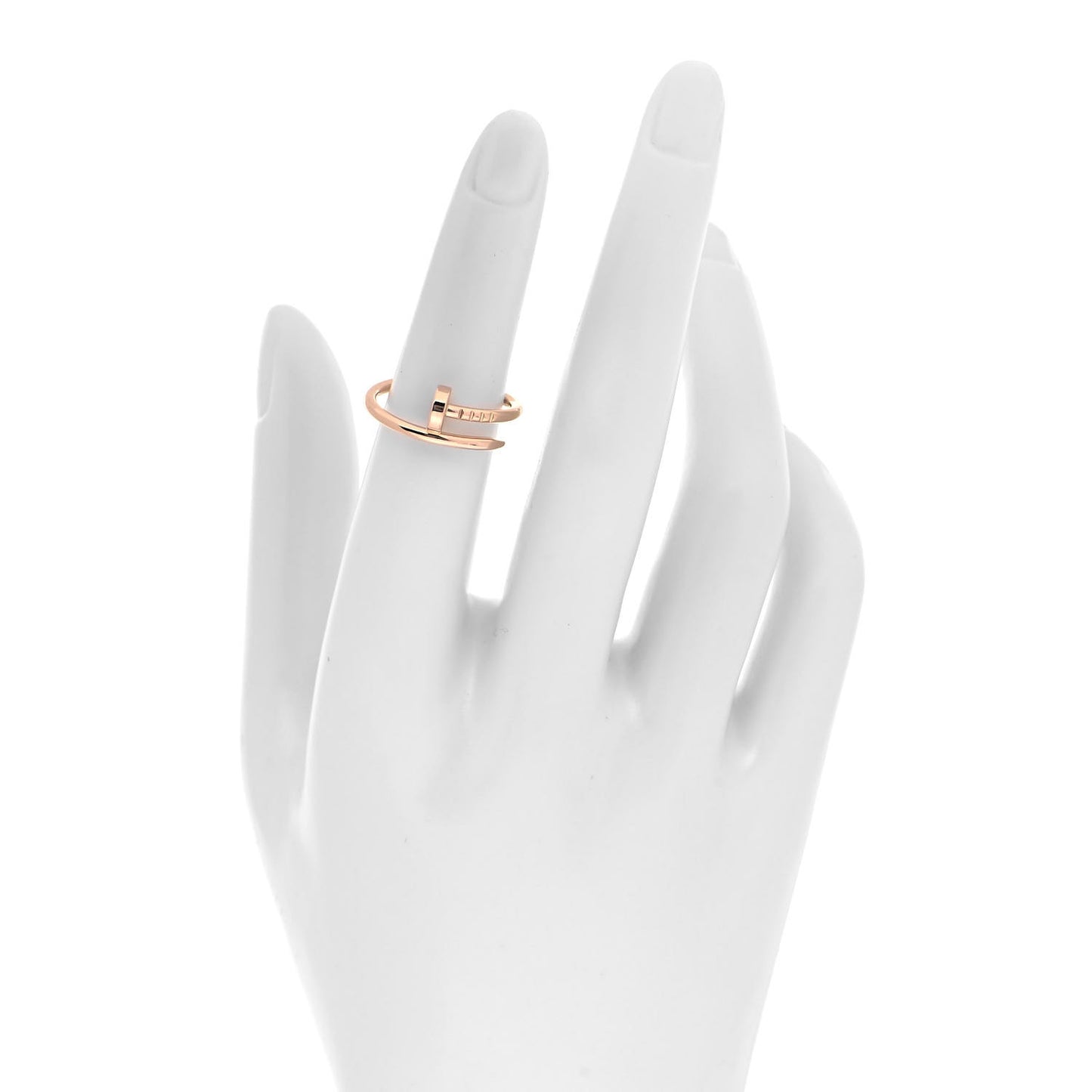 18K Pink Gold Small Juste Un Clou Ring 51 5.75