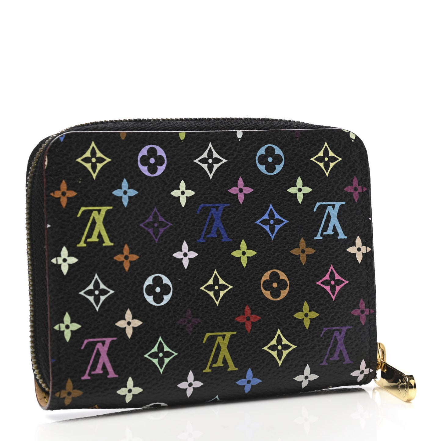 Monogram Multicolor Zippy Coin Purse Black