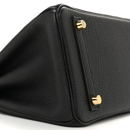 Hermes Togo Birkin 25 Black 9 of 11
