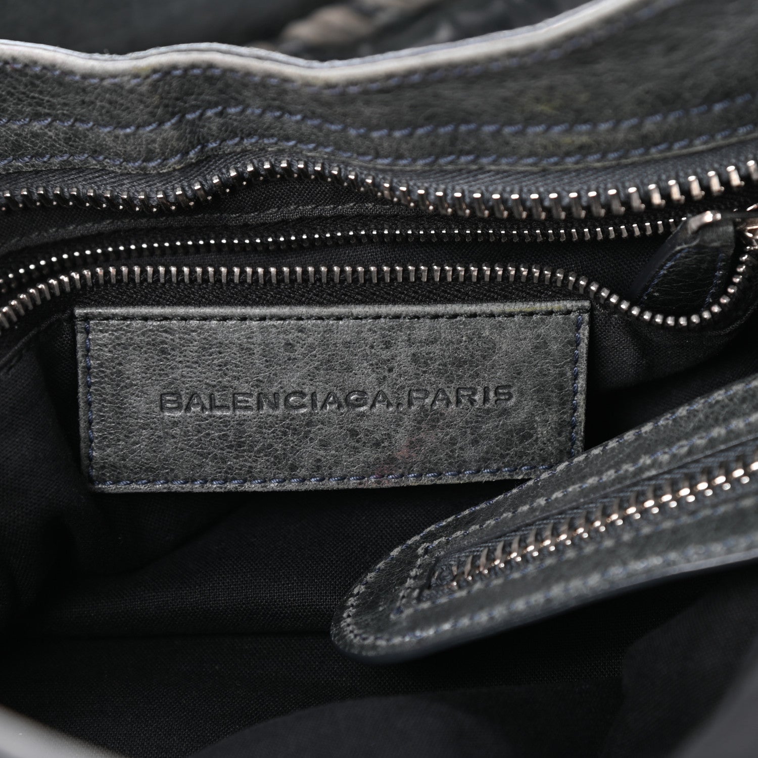Balenciaga Agneau Giant 21 Silver Hardware City Anthracite 769420
