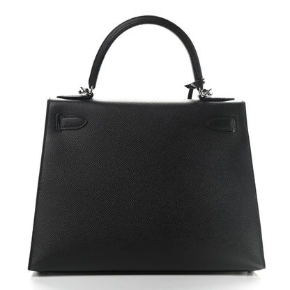 Hermes Epsom Kelly Sellier 28 Black 4 of 37