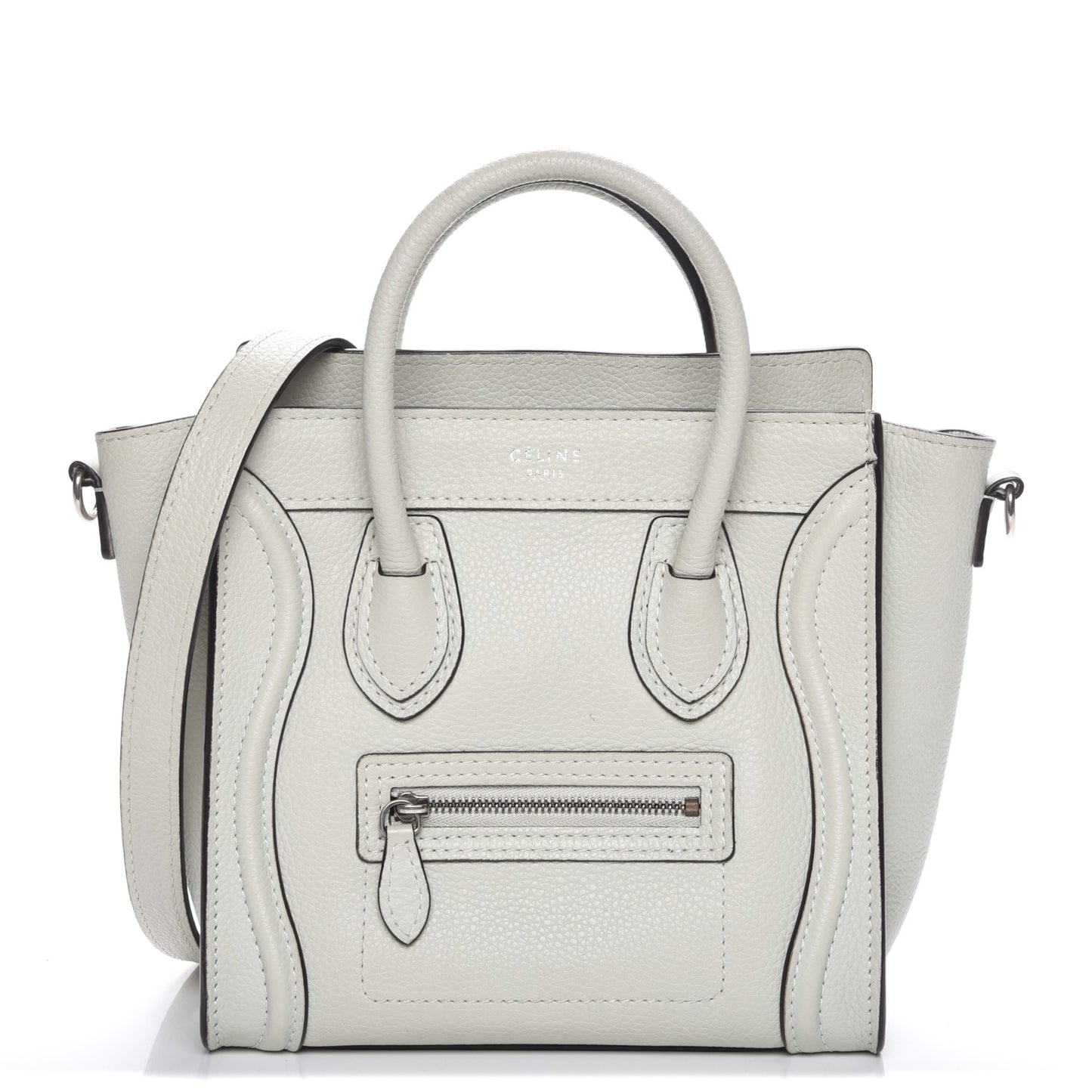 Drummed Calfskin Nano Luggage Lune