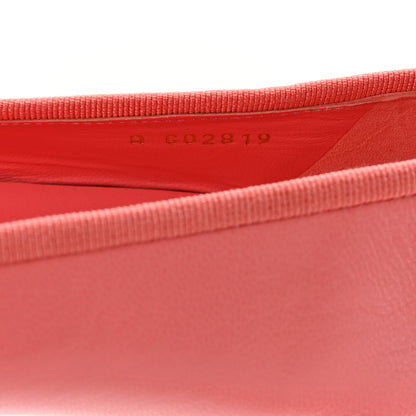 Chanel Goatskin Cap Toe CC Ballerina Flats 39 Pink 8 of 12