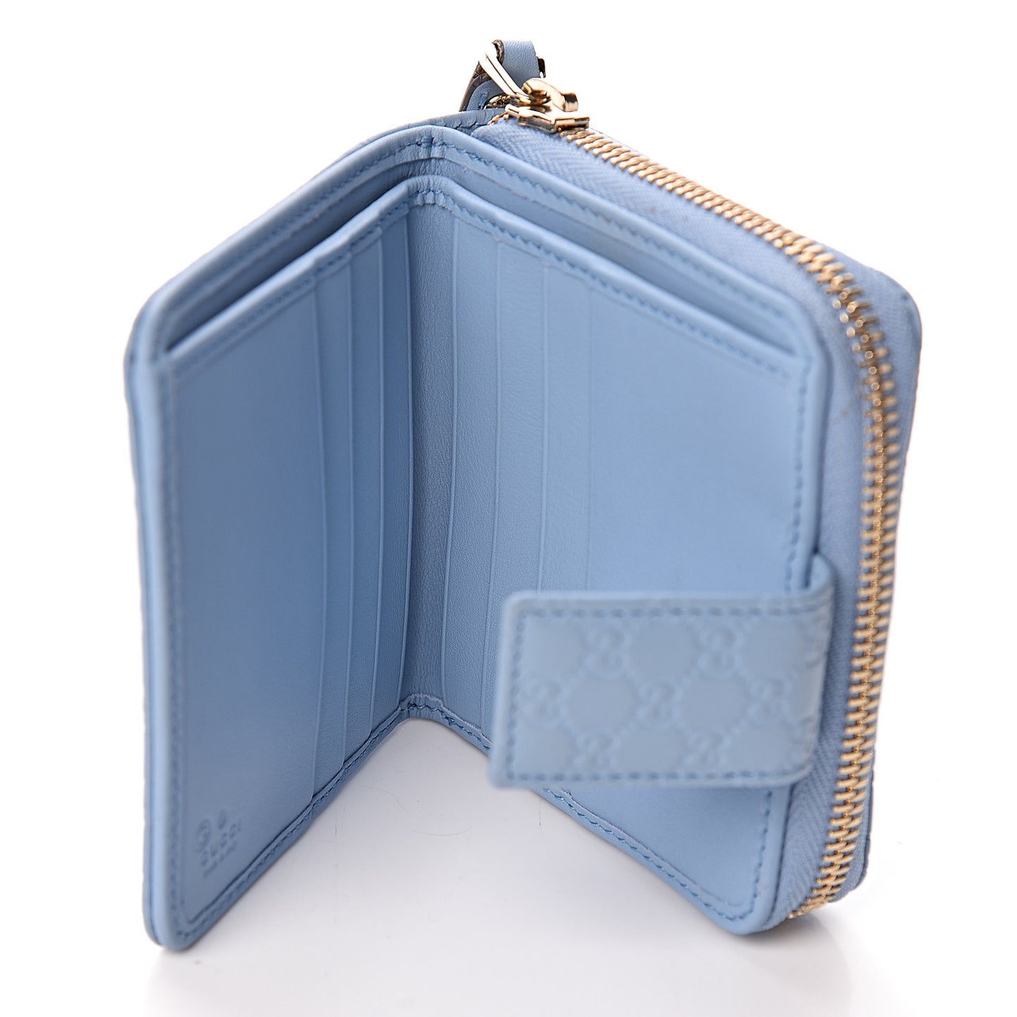 Microguccissima Compact Wallet Mineral Blue