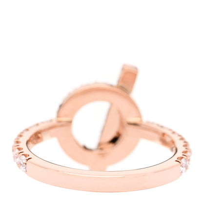 Hermes 18K Rose Gold Diamond Finesse Ring 51 5.75 3 of 6