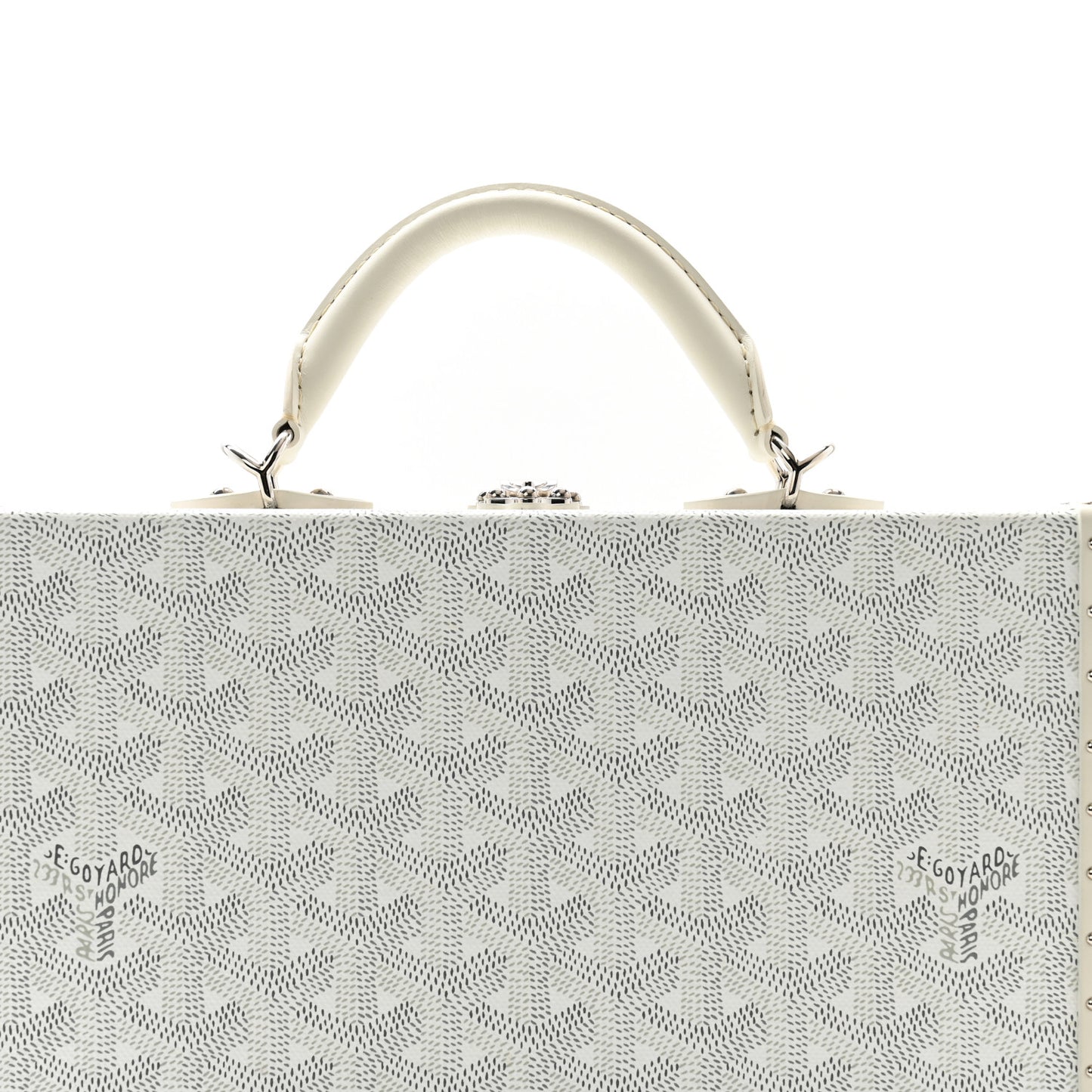 Goyardine Grand Hotel Trunk White