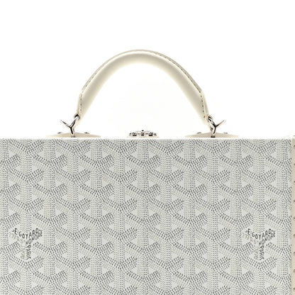 Goyard Goyardine Grand Hotel Trunk White 8 of 12