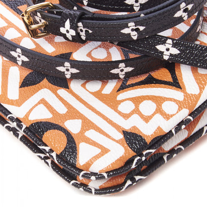Louis Vuitton Monogram Giant Crafty Double Zip Pochette Creme Caramel 4 of 8