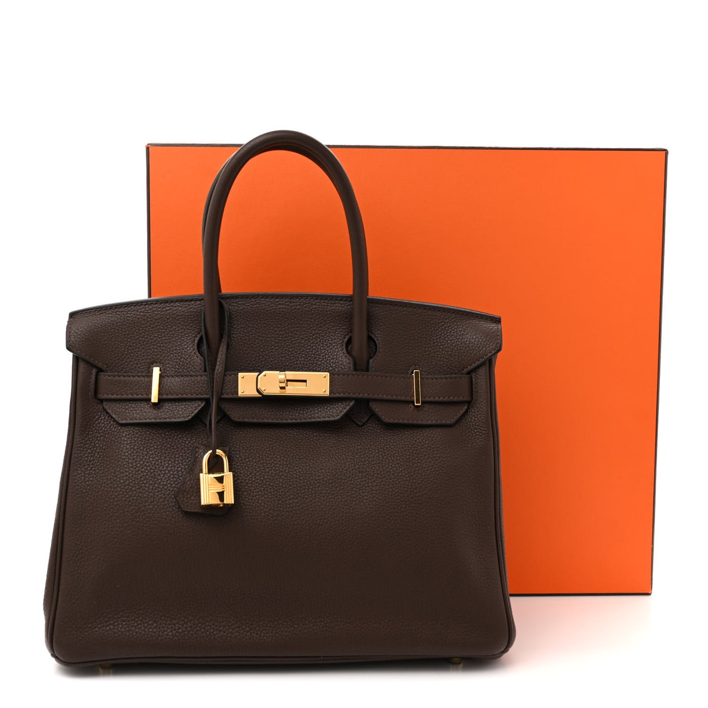 Togo Birkin 30 Chocolate