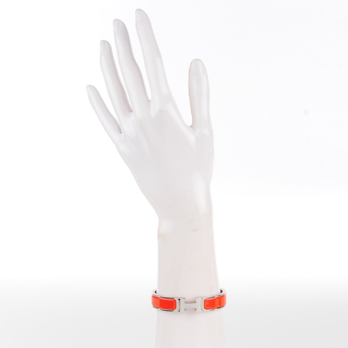 Enamel Narrow Clic Clac H Bracelet PM Orange Fruite