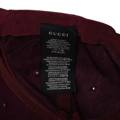 Gucci X MLB Cotton NY Yankees Baseball Hat 57-61 Lacquer 8 of 9
