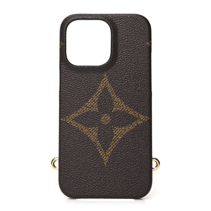 Louis Vuitton Reverse Monogram Giant iPhone 13 Pro Bumper On Strap Pink 1 of 12
