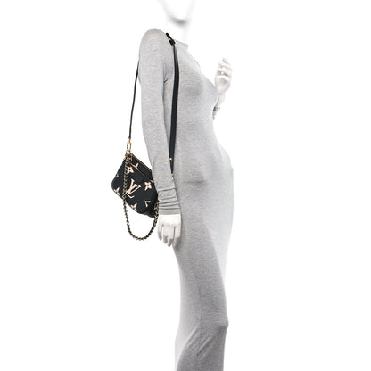 Louis Vuitton Empreinte Monogram Giant Multi Pochette Accessories Black Beige 2 of 10