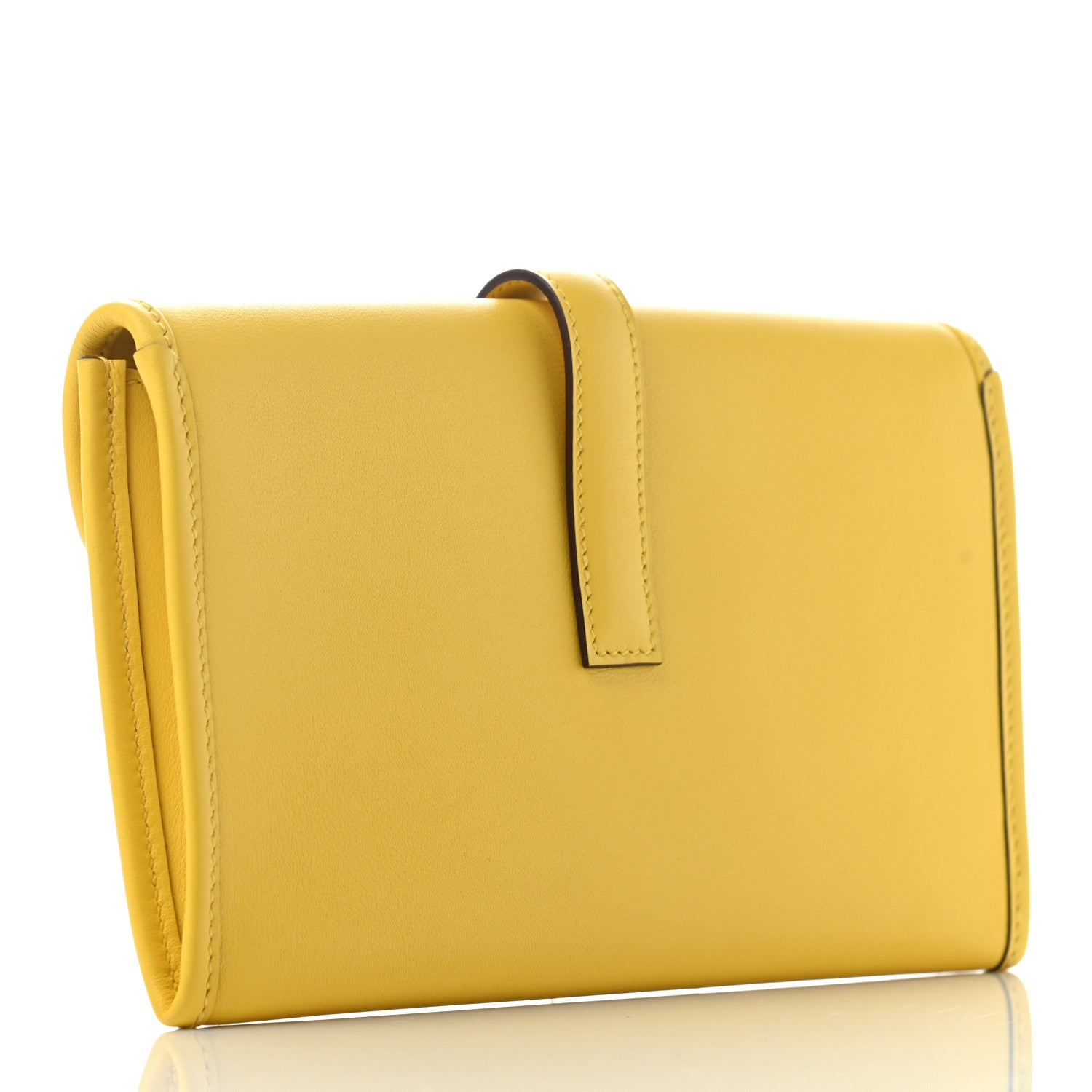 Hermes Swift Verso Jige Duo Clutch Jaune De Naples Mauve Sylvestre 4 of 8
