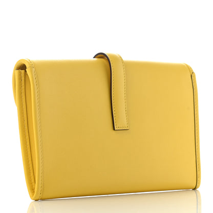 Hermes Swift Verso Jige Duo Clutch Jaune De Naples Mauve Sylvestre 4 of 8