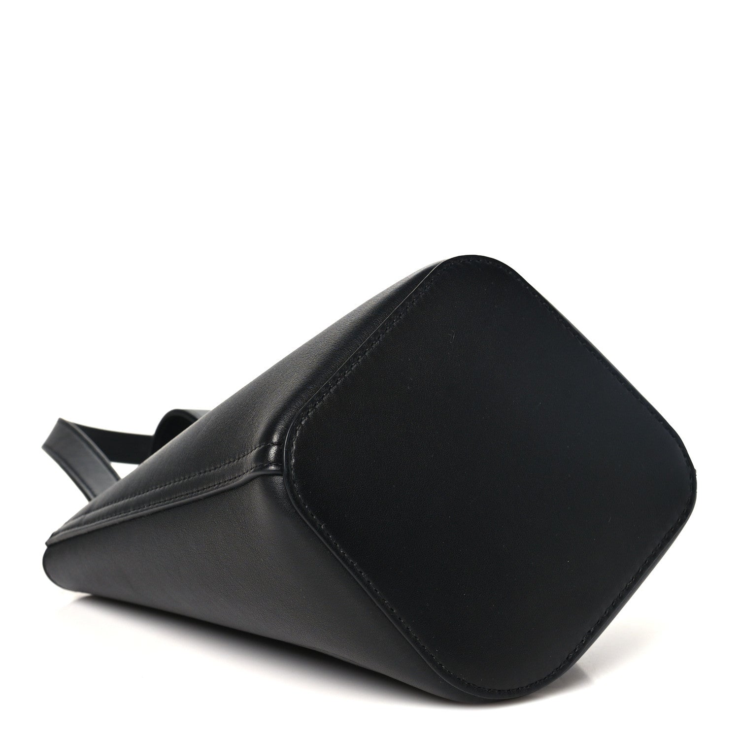 Loewe Soft Grained Calfskin Mini Pebble Bucket Bag Black 4 of 9
