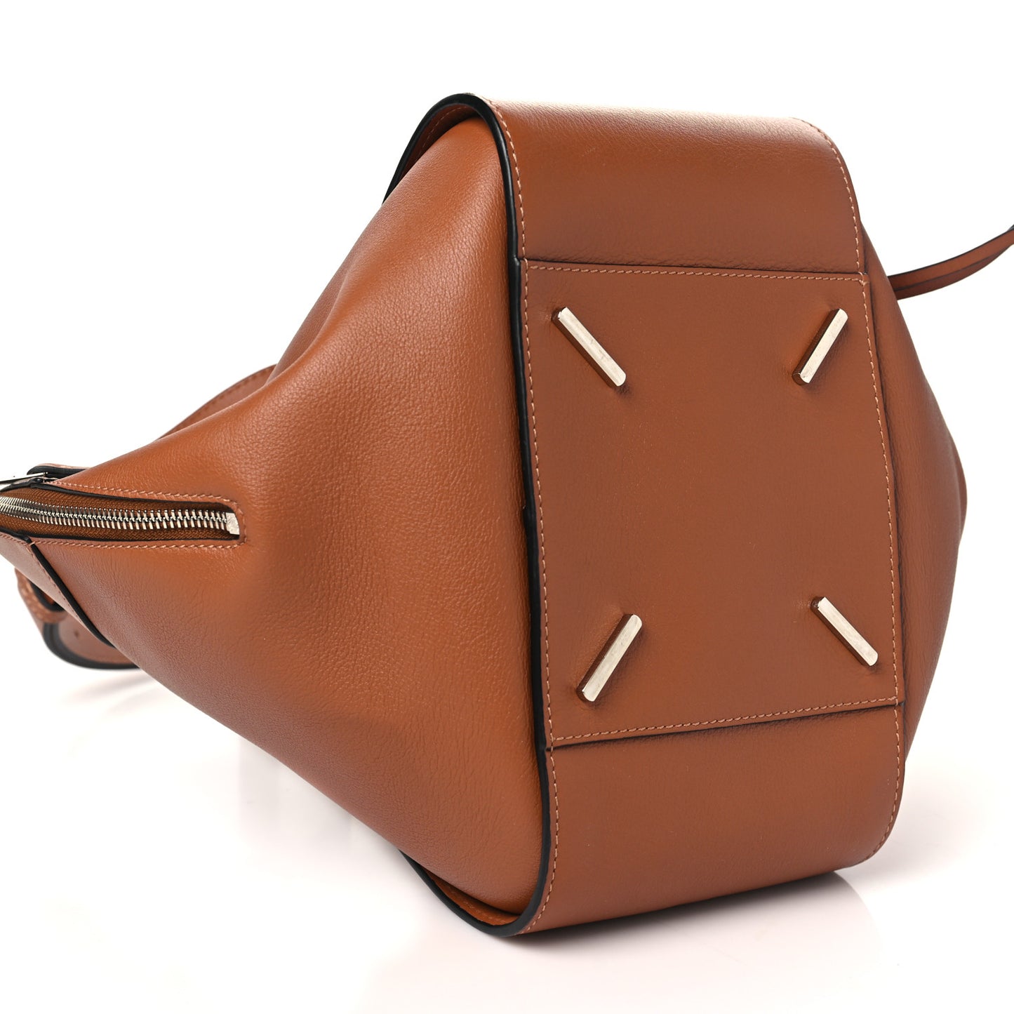 Calfskin Small Hammock Shoulder Bag Tan