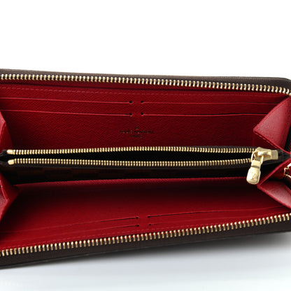 Louis Vuitton Damier Ebene Clemence Wallet Cherry 5 of 8