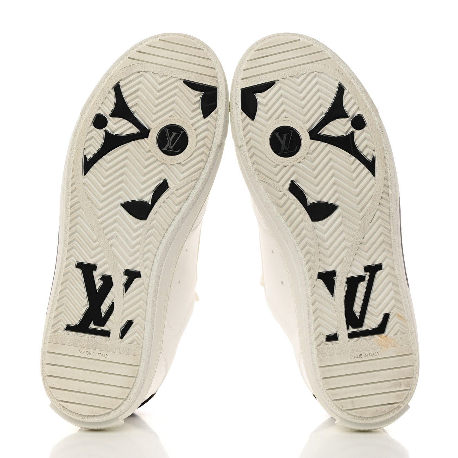 Louis Vuitton Charlie Sneakers 40 White Cacoa Brown 5 of 9