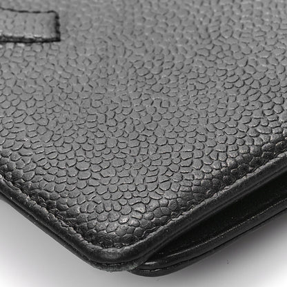 Chanel Caviar Timeless CC Yen Wallet Black 9 of 10