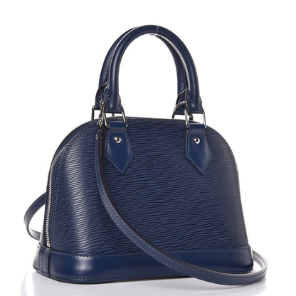 Louis Vuitton Epi Alma BB Indigo 3 of 9