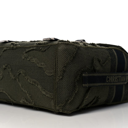 Christian Dior Canvas Embroidered Camouflage Diorcamp Messenger Green 10 of 10