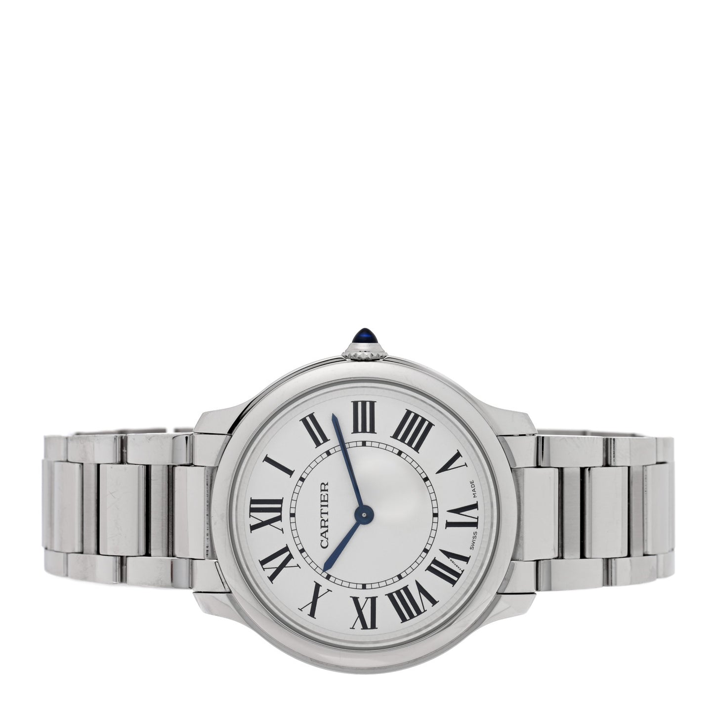 Stainless Steel 36mm Ronde Must de Cartier Quartz Watch