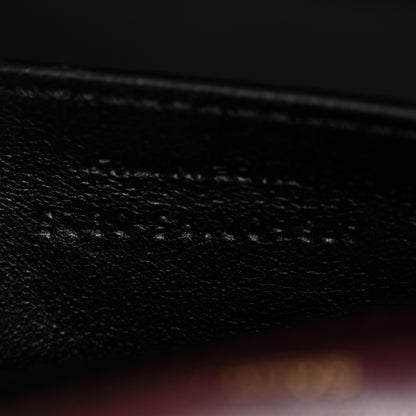 Saint Laurent Lambskin Mixed Matelasse Triquilt Medium Monogram Satchel Burgundy 7 of 11