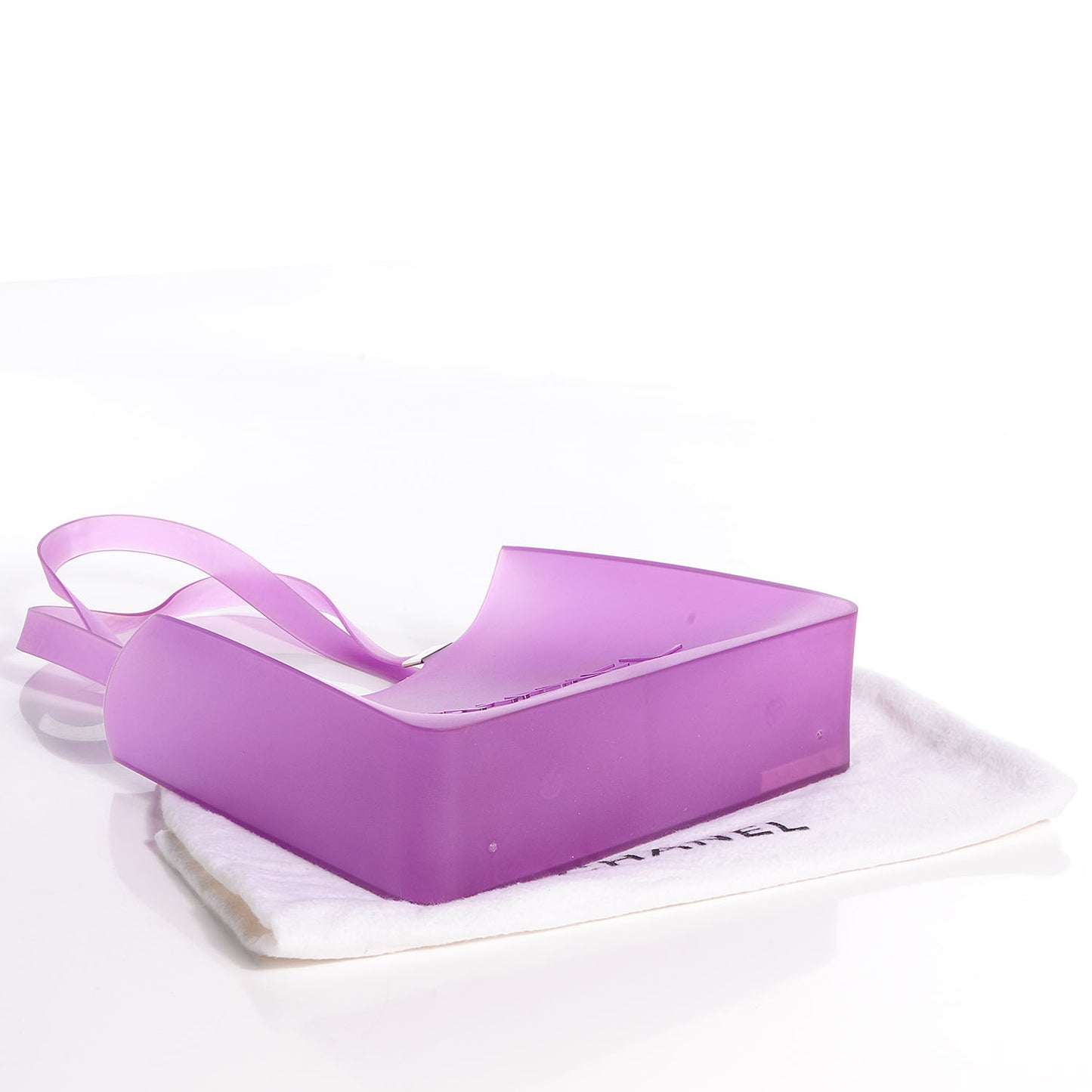 Jelly Rubber Tote Purple