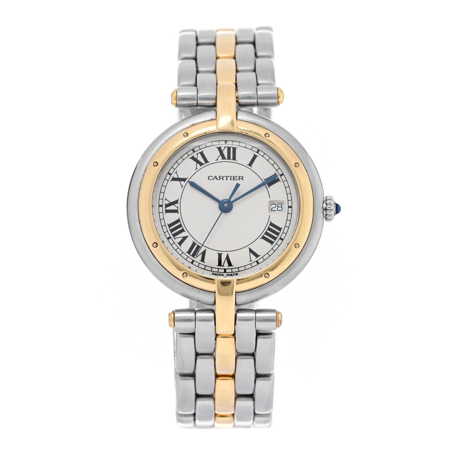 Cartier Stainless Steel 18K Yellow Gold 29mm Panthere Vendome Quartz Watch 1 of 4