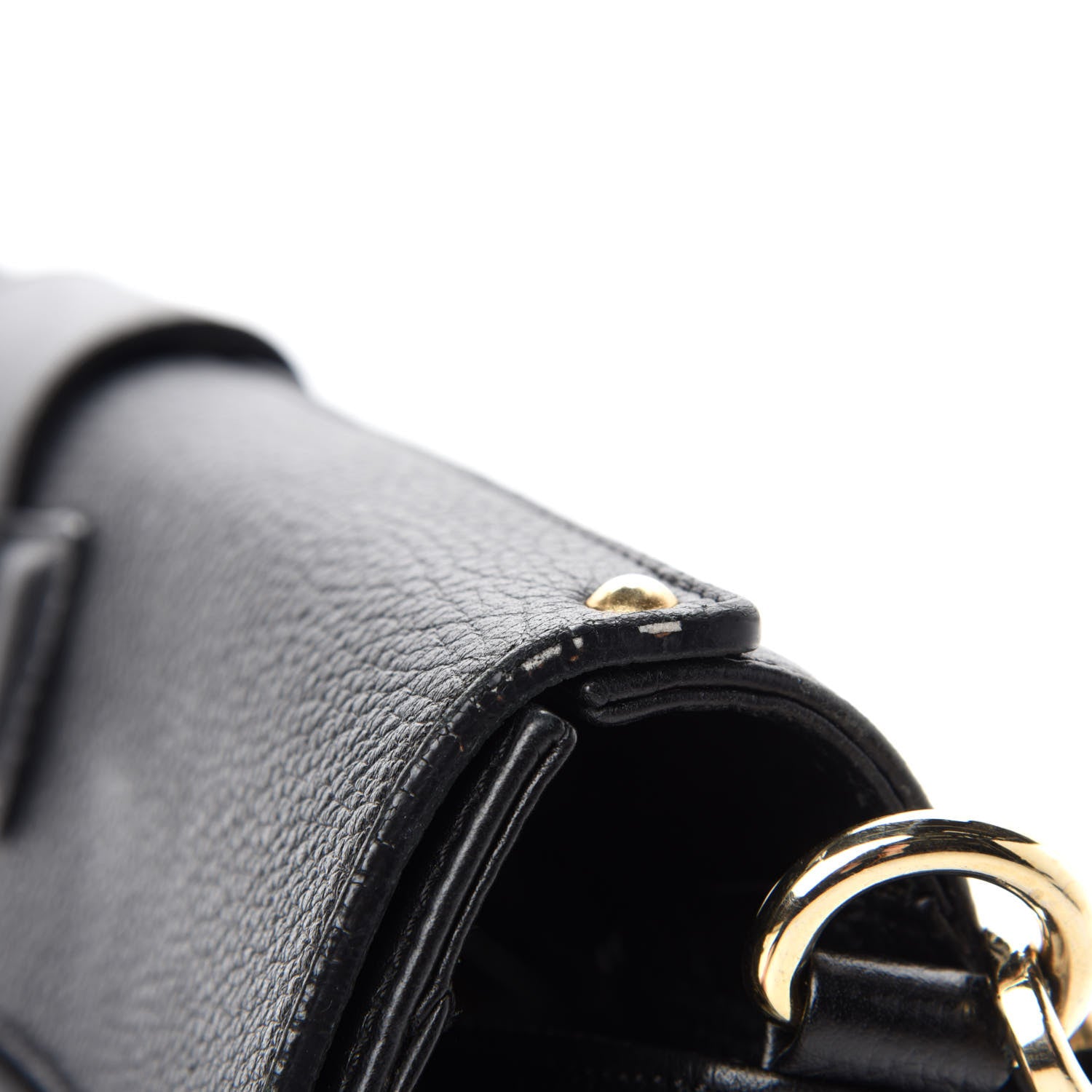 Jimmy Choo Calfskin Large Rosalie Satchel Black 9 of 21