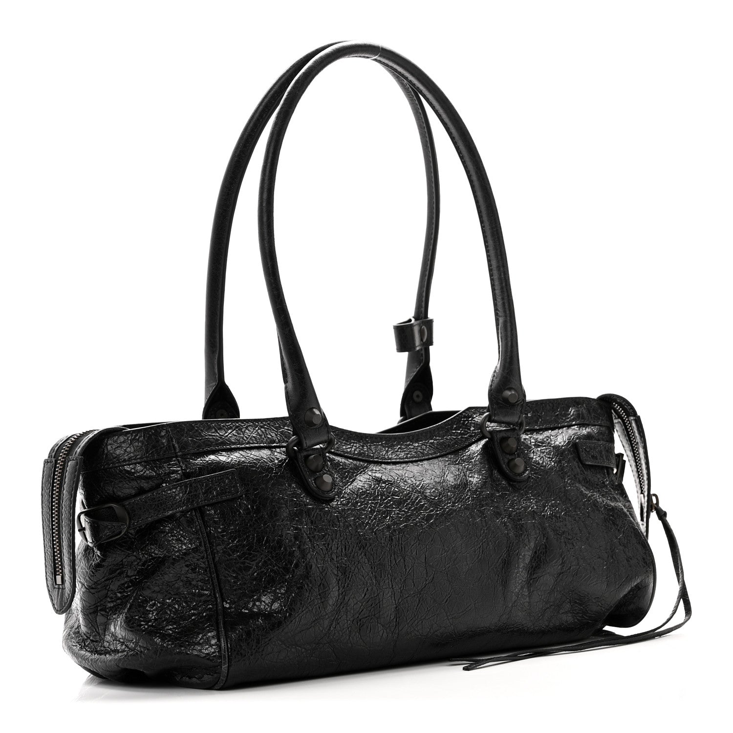Balenciaga Agneau Arena Classic Hardware East West Le City Black 3 of 10
