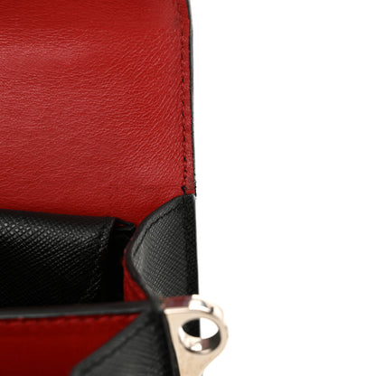Prada Saffiano Lux Mini Sound Crossbody Black 10 of 12