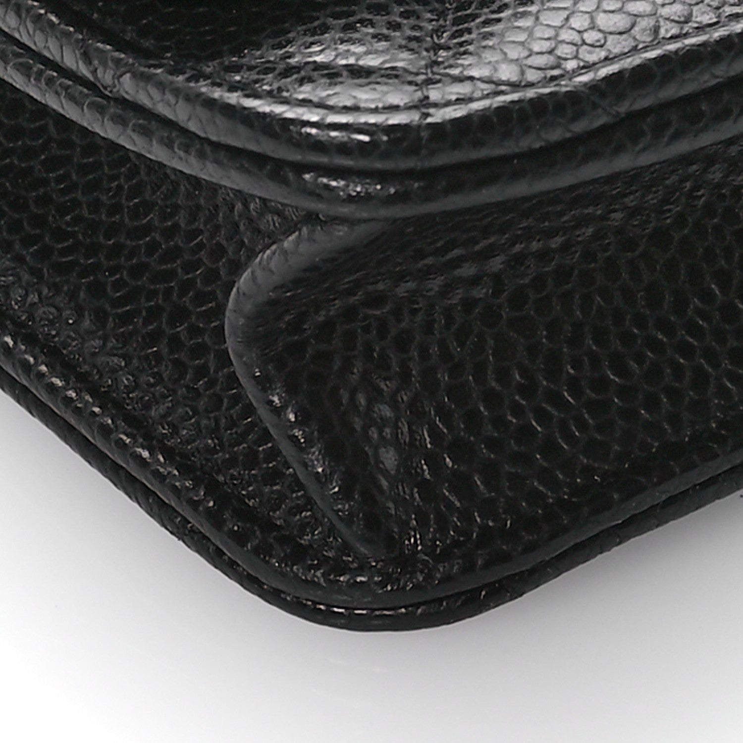 Chanel Caviar Quilted Wallet on Chain WOC Black 10 of 11