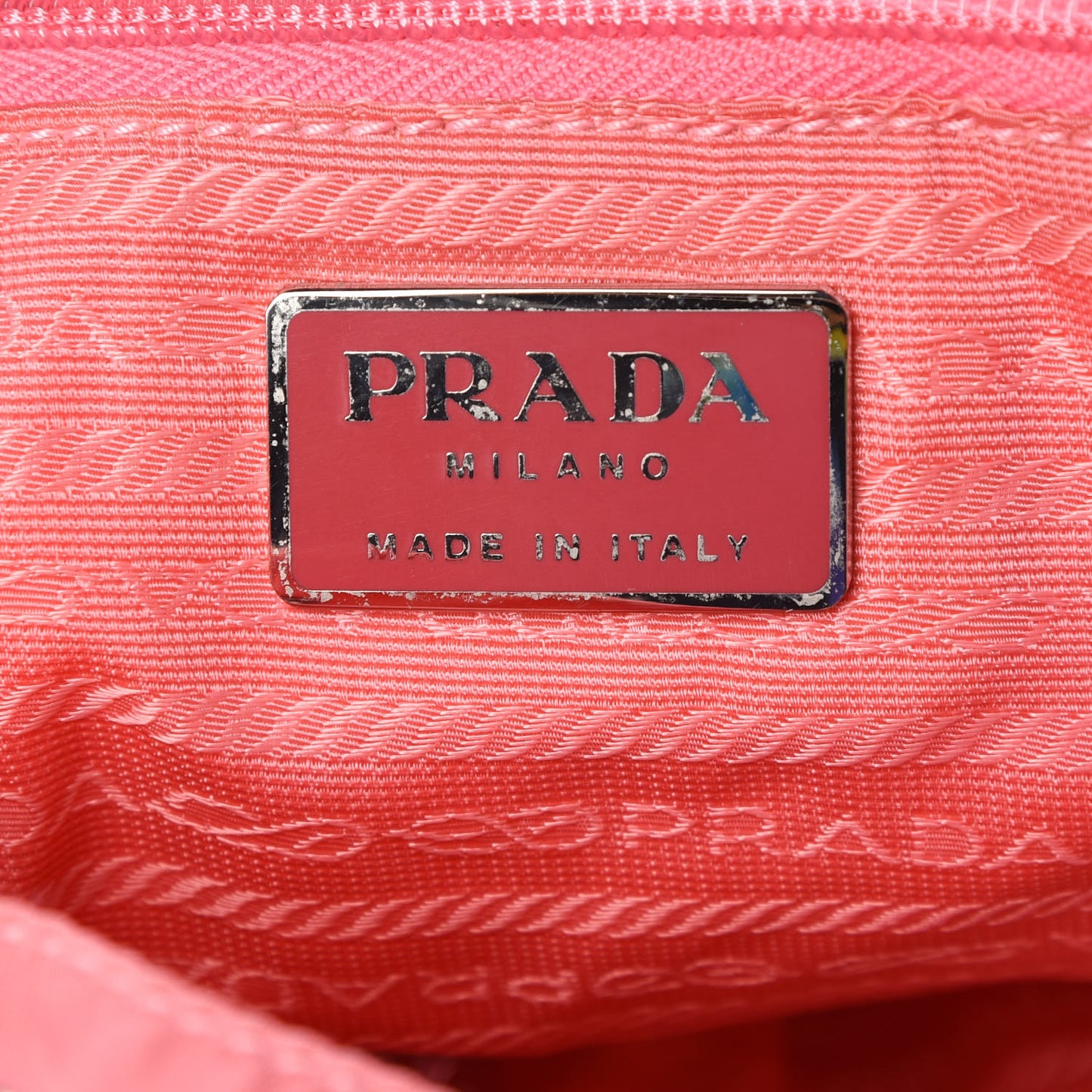 Nylon Vela Medium Backpack Pink