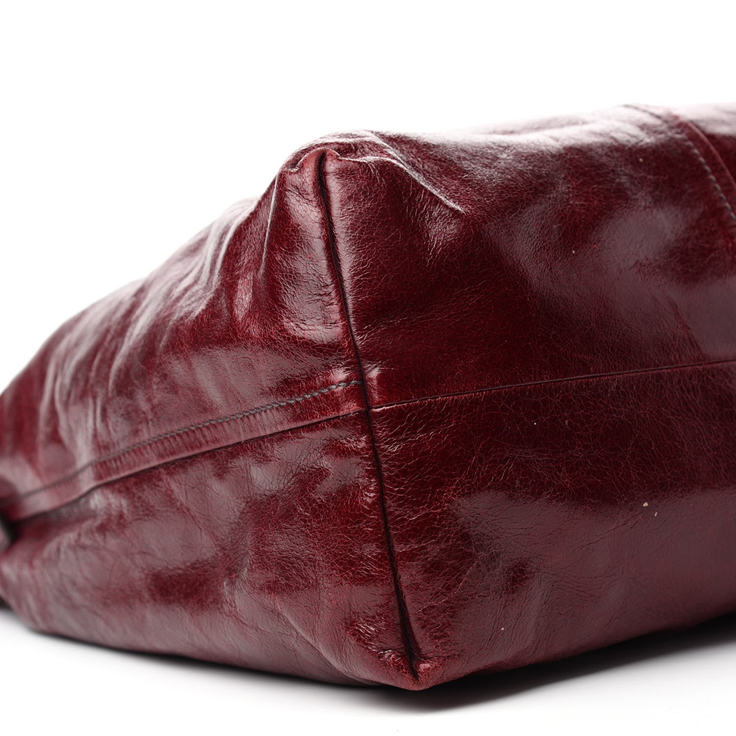 Prada Vitello Shine Hobo Amaranto 6 of 12