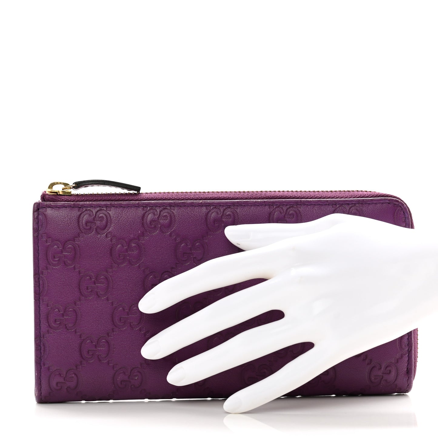 Guccissima Donna Long Wallet Purple