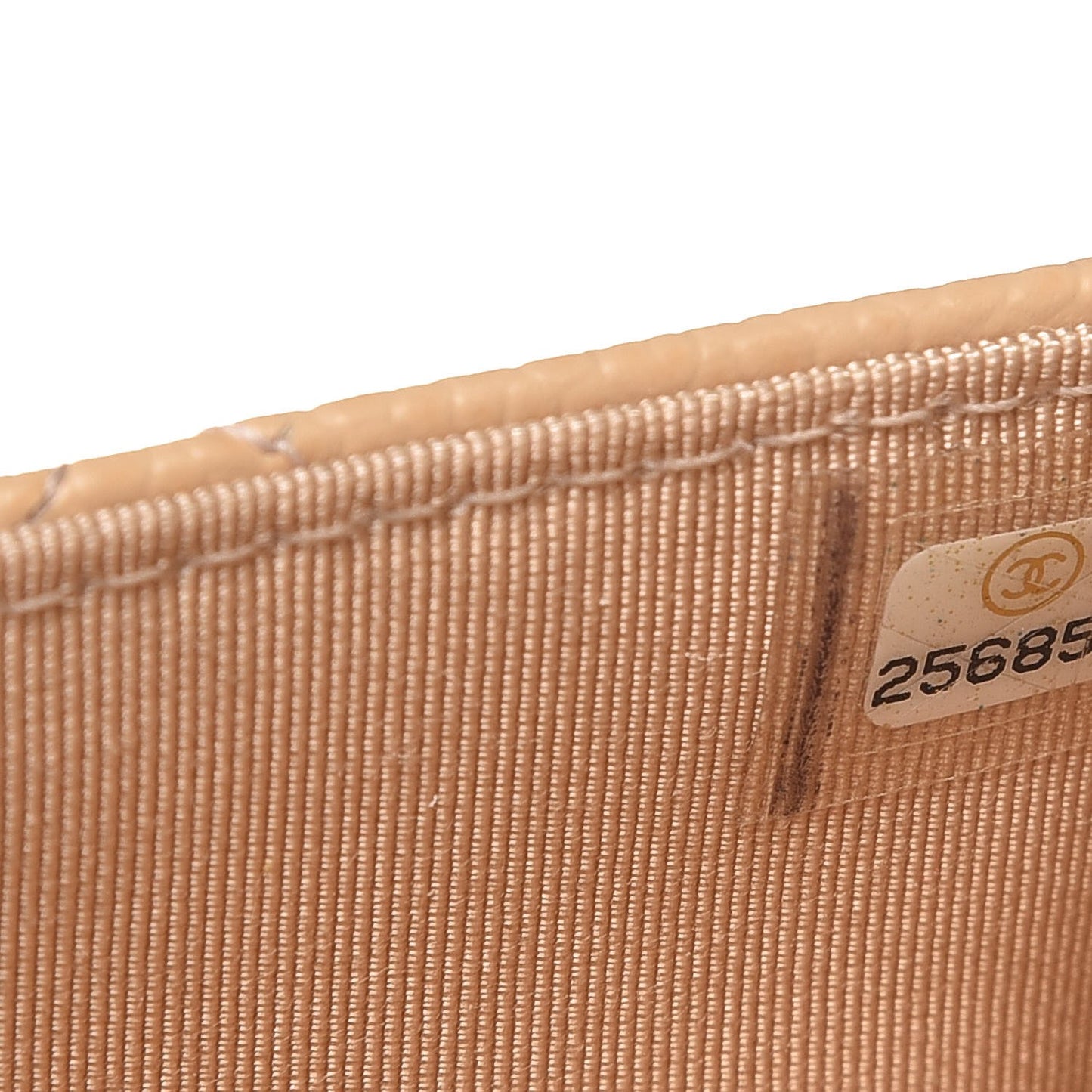 Caviar Quilted Wallet On Chain WOC Beige Clair