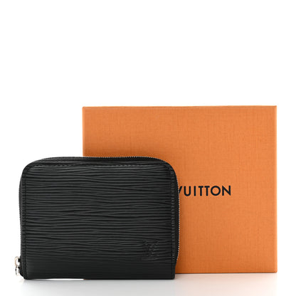 Louis Vuitton Epi Zippy Coin Purse Black 7 of 7